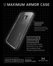 Load image into Gallery viewer, S7 Edge Case Ghostek® Cloak Black Series Slim | Aluminum Frame Lifetime Warranty Exchange (Color in image: Red)