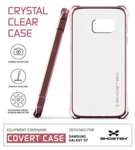 Charger l'image dans la galerie, Galaxy S7 Case, Ghostek® Covert Pink Series Premium Impact Cover | Lifetime Warranty Exchange (Color in image: Red)