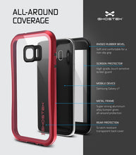 Load image into Gallery viewer, Galaxy S7 Waterproof Case, Ghostek Atomic 2.0 Red Water/Shock/Dirt/Snow Proof | Lifetime Warranty (Color in image: Gold)