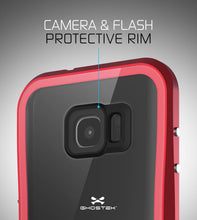 Load image into Gallery viewer, Galaxy S7 Waterproof Case, Ghostek Atomic 2.0 Red Water/Shock/Dirt/Snow Proof | Lifetime Warranty (Color in image: Black)