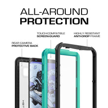 Load image into Gallery viewer, Galaxy S8 Waterproof Case, Ghostek Nautical Series (Teal) | Slim Underwater Full Body Protection (Color in image: Pink)