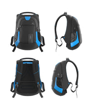 Load image into Gallery viewer, Ghostek NRGbag Blue Series Computer Laptop Messenger Backpack Book Bag + Battery Power Bank | Water Resistant | 7000mAh (Color in image: Teal)