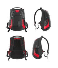 Load image into Gallery viewer, Ghostek NRGbag Red Series Computer Laptop Messenger Backpack Book Bag + Battery Power Bank | Water Resistant | 7000mAh (Color in image: Teal)