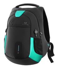 Load image into Gallery viewer, Ghostek NRGbag Teal Series Computer Laptop Messenger Backpack Book Bag + Battery Power Bank | Water Resistant | 7000mAh (Color in image: Teal)
