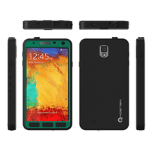 Charger l'image dans la galerie, ghostek-atomic-samsung-galaxy-note-3-green-waterproof-case-w-attached-screen-protector-lifetime-warranty-slim-fitted-waterproof-shock-proof-dust-proof-dirt-proof-snow-proof-hard-shell-iii-n900-n9000-n9002-n9005-n9009-ghocas80 (Color in image: white)