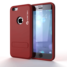 Load image into Gallery viewer, iphone-6-plus-waterproof-case-ghostek-bullet-red-apple-iphone-6-plus-waterproof-case-w-attached-screen-protector-lifetime-warranty-apple-iphone-6-plus-slim-fitted-waterproof-shock-proof-dust-proof-dirt-proof-snow-proof-cover-case-ghocas204 (Color in image: red)