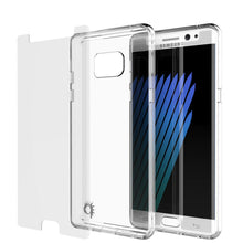 Load image into Gallery viewer, Note 7 Case Punkcase® LUCID 2.0 Clear Series Series w/ PUNK SHIELD Screen Protector | Ultra Fit (Color in image: black)
