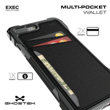 Charger l'image dans la galerie, iPhone 8+Plus Wallet Case, Ghostek Exec Pink Series | Slim Armor Hybrid Impact Bumper | TPU PU Leather Credit Card Slot Holder Sleeve Cover