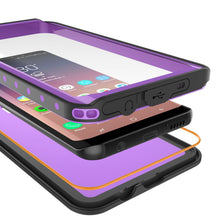 Load image into Gallery viewer, Galaxy S9 Plus Waterproof Case PunkCase StudStar Purple Thin 6.6ft Underwater IP68 Shock/Snow Proof (Color in image: teal)