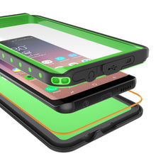 Charger l'image dans la galerie, Galaxy S9 Waterproof Case PunkCase StudStar Light Green Thin 6.6ft Underwater IP68 ShockProof (Color in image: white)