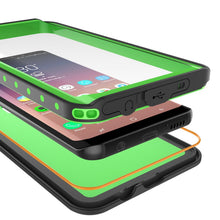Load image into Gallery viewer, Galaxy S9 Plus Waterproof Case PunkCase StudStar Light Green Thin 6.6ft Underwater IP68 ShockProof (Color in image: teal)