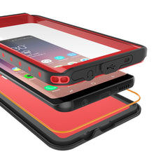 Charger l'image dans la galerie, Galaxy S9 Waterproof Case PunkCase StudStar Red Thin 6.6ft Underwater IP68 Shock/Snow Proof (Color in image: white)