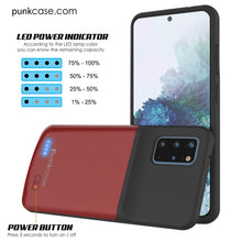 Charger l'image dans la galerie, PunkJuice S20+ Plus Battery Case Red - Fast Charging Power Juice Bank with 6000mAh (Color in image: Gold)