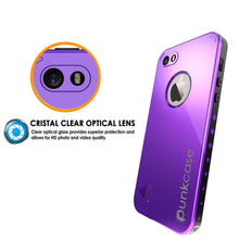 Load image into Gallery viewer, iPhone 5S/5 Waterproof Case, PunkCase StudStar Purple Case Water/Shock/Dirt Proof | Lifetime Warranty (Color in image: teal)