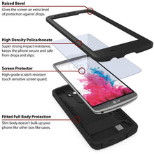 Load image into Gallery viewer, LG G3 Waterproof Case, Ghostek Atomic White W/ Attached Screen Protector LG G3 Slim Fitted (Color in image: pink)