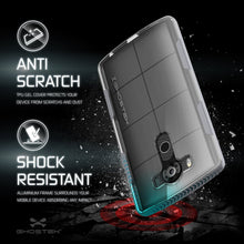 Charger l'image dans la galerie, LG V10 Case, Ghostek® Cloak Silver Slim Hybrid Impact Armor Cover | Lifetime Warranty Exchange (Color in image: black)