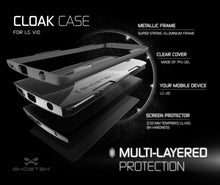 Charger l'image dans la galerie, LG V10 Case, Ghostek® Cloak Black Slim Hybrid Impact Armor Cover | Lifetime Warranty Exchange (Color in image: gold)