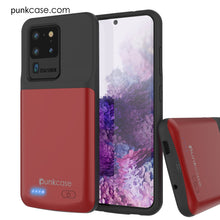 Charger l'image dans la galerie, PunkJuice S20 Ultra Battery Case Red - Fast Charging Power Juice Bank with 6000mAh (Color in image: Rose-Gold)
