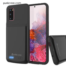 Charger l'image dans la galerie, PunkJuice S20 Battery Case All Black - Fast Charging Power Juice Bank with 4800mAh (Color in image: Patterned Black)