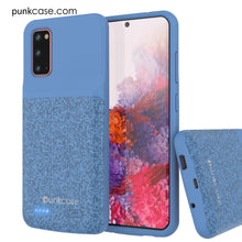 Charger l'image dans la galerie, PunkJuice S20 Battery Case Patterned Blue - Fast Charging Power Juice Bank with 4800mAh (Color in image: Rose-Gold)