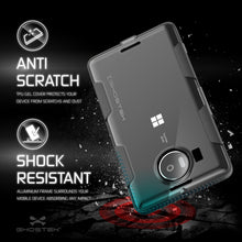Load image into Gallery viewer, Microsoft 950 XL Case, Ghostek® Cloak Black Slim Hybrid Impact Armor | Lifetime Warranty Exchange (Color in image: silver)