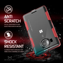 Load image into Gallery viewer, Microsoft Lumia 950 Case, Ghostek® Cloak Red Slim Hybrid Impact Armor | Lifetime Warranty Exchange (Color in image: black)