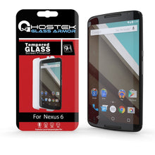 Load image into Gallery viewer, NEXUS 6 Screen Protector, Ghostek Glass Armor Tempered Glass Screen Protector 0.33mm Thick 9H Glass