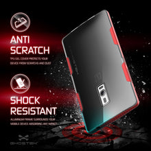 Charger l'image dans la galerie, OnePlus 2 Case, Ghostek® Cloak Red Series for OnePlus 2 Slim Hybrid | Lifetime Warranty Exchange (Color in image: silver)