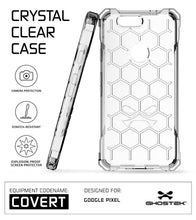 Charger l'image dans la galerie, Google Pixel Case, Ghostek® Covert Clear, Premium Impact Protective Armor | Lifetime Warranty Exchange (Color in image: space grey)
