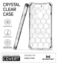 Charger l'image dans la galerie, Google Pixel XL Case, Ghostek® Covert Clear, Premium Impact Protective Armor | Lifetime Warranty Exchange (Color in image: space grey)
