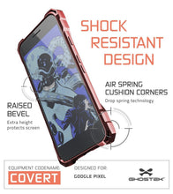 Charger l'image dans la galerie, Google Pixel Case, Ghostek® Covert Peach, Premium Impact Protective Armor | Lifetime Warranty Exchange (Color in image: space grey)