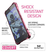 Charger l'image dans la galerie, Google Pixel Case, Ghostek® Covert Rose Pink, Premium Impact Protective Armor | Warranty (Color in image: peach)
