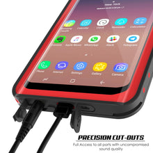Load image into Gallery viewer, Galaxy S9 Plus Waterproof Case PunkCase StudStar Red Thin 6.6ft Underwater IP68 Shock/Snow Proof (Color in image: light blue)