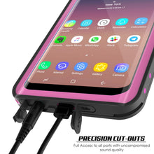 Load image into Gallery viewer, Galaxy S9 Plus Waterproof Case PunkCase StudStar Pink Thin 6.6ft Underwater IP68 Shock/Snow Proof (Color in image: light blue)