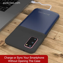 Charger l'image dans la galerie, PunkJuice S20 Battery Case All Blue - Fast Charging Power Juice Bank with 4800mAh (Color in image: Patterned Blue)