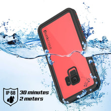 Charger l'image dans la galerie, Galaxy S9 Waterproof Case PunkCase StudStar Red Thin 6.6ft Underwater IP68 Shock/Snow Proof (Color in image: pink)