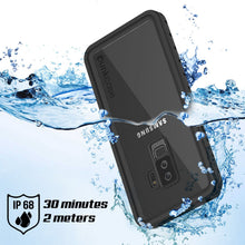 Load image into Gallery viewer, Galaxy S9 Plus Waterproof Case PunkCase StudStar Clear Thin 6.6ft Underwater IP68 Shock/Snow Proof (Color in image: black)