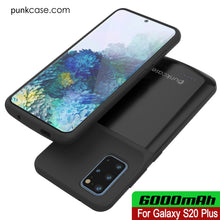 Charger l'image dans la galerie, PunkJuice S20+ Plus Battery Case All Black - Fast Charging Power Juice Bank with 6000mAh (Color in image: Patterned Blue)