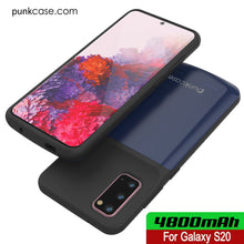 Charger l'image dans la galerie, PunkJuice S20 Battery Case All Blue - Fast Charging Power Juice Bank with 4800mAh (Color in image: Patterned Black)