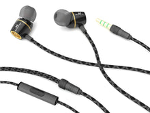 Load image into Gallery viewer, Wired 3.5MM Headphones Earphones, Ghostek Turbine Black Series Wired Earbuds | Built-In Microphone (Color in image: white)