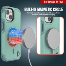Charger l'image dans la galerie, For Iphone 14 Plus Built-in MAGNETIC CIRCLE id magnets attach to your phone wireless charging (Color in image: Yellow)