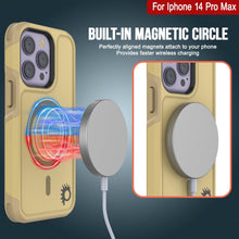 Charger l'image dans la galerie, For Iphone 14 Pro Max Built-in MAGNETIC CIRCLE Perfectly aligned magnets attach to your phone Provides faster wireless charging (Color in image: Blue)
