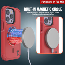 Charger l'image dans la galerie, For Iphone 14 Pro Max Built-in MAGNETIC CIRCLE Perfectly aligned magnets attach to your phone Provides faster wireless charging (Color in image: Yellow)