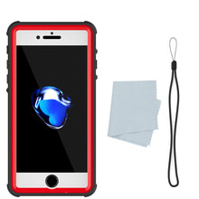 Charger l'image dans la galerie, iPhone 7+ Plus Waterproof Case, PUNKcase CRYSTAL Red W/ Attached Screen Protector  | Warranty (Color in image: purple)