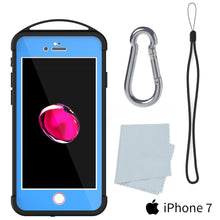 Charger l'image dans la galerie, iPhone 7 Waterproof Case, Punkcase ALPINE Series, Light Blue | Heavy Duty Armor Cover (Color in image: purple)