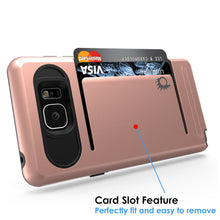 Charger l'image dans la galerie, Galaxy Note 5 Case PunkCase CLUTCH Rose Gold Series Slim Armor Soft Cover Case w/ Tempered Glass (Color in image: Grey)