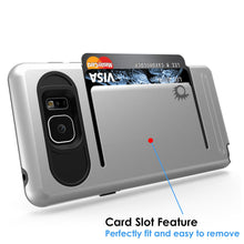 Charger l'image dans la galerie, Galaxy Note 5 Case PunkCase CLUTCH Silver Series Slim Armor Soft Cover Case w/ Tempered Glass (Color in image: Pink)