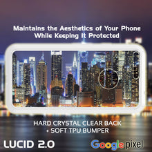 Charger l'image dans la galerie, Google Pixel Case Punkcase® LUCID 2.0 White Series w/ PUNK SHIELD Glass Screen Protector | Ultra Fit (Color in image: crystal black)