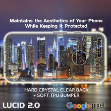 Charger l'image dans la galerie, Google Pixel XL Case Punkcase® LUCID 2.0 Crystal Black Series w/ PUNK SHIELD Glass Screen Protector | Ultra Fit (Color in image: pink)