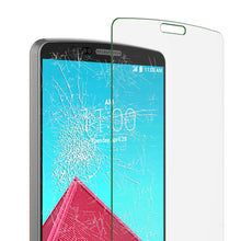 Charger l'image dans la galerie, LG G4 Punkcase Glass SHIELD Tempered Glass Screen Protector 0.33mm Thick 9H Glass (Color in image: clear)
